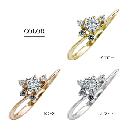 婚約指輪 ダイヤモンド リング 18金 プラチナ 華奢 エンゲージリング 鑑定書付き 指輪 婚約 K18 Pt900 レディースリング プロポーズ サプライズ (品番 mr-0472-4-cgl-2)