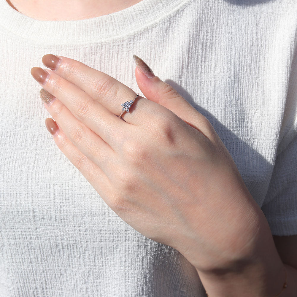 婚約指輪 ダイヤモンド リング 18金 プラチナ 華奢 エンゲージリング 鑑定書付き 指輪 婚約 K18 Pt900 レディースリング プロポーズ サプライズ (品番 mr-0472-4-cgl-2)