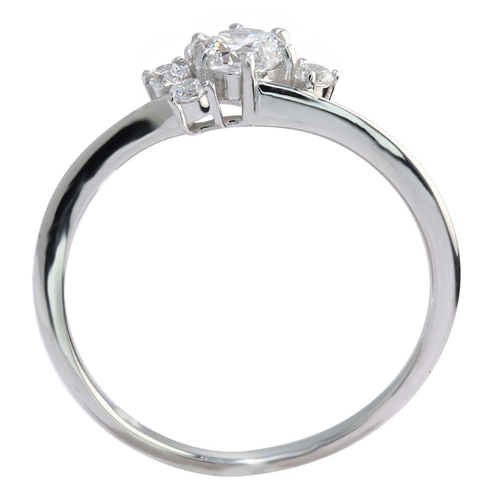 婚約指輪 ダイヤモンド リング 18金 プラチナ 華奢 エンゲージリング 鑑定書付き 指輪 婚約 K18 Pt900 レディースリング プロポーズ サプライズ (品番 mr-0472-4-cgl-2)