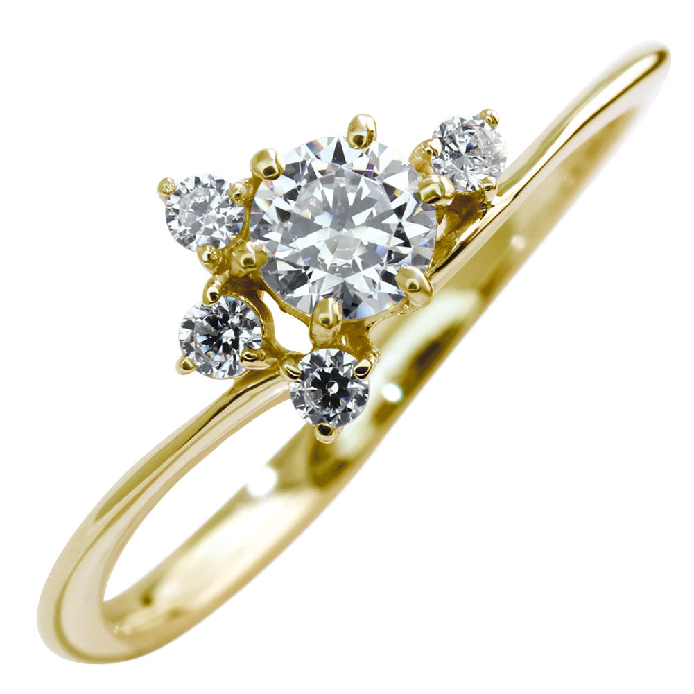 婚約指輪 ダイヤモンド リング 18金 プラチナ 華奢 エンゲージリング 鑑定書付き 指輪 婚約 K18 Pt900 レディースリング プロポーズ サプライズ (品番 mr-0472-4-cgl-2)