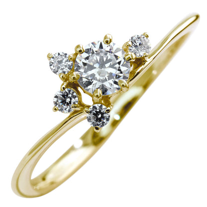 婚約指輪 ダイヤモンド リング 18金 プラチナ 華奢 エンゲージリング 鑑定書付き 指輪 婚約 K18 Pt900 レディースリング プロポーズ サプライズ (品番 mr-0472-4-cgl-2)