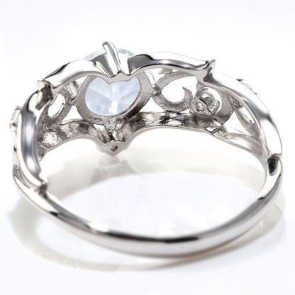 リング 誕生石 レディース 指輪 唐草 透かし 天然石 大粒 大ぶり おしゃれ 普段使い 自分用 ご褒美 大人 sv925 K10 K18 Pt900 記念日 ギフト 女性 輝き (品番 mr-0477)