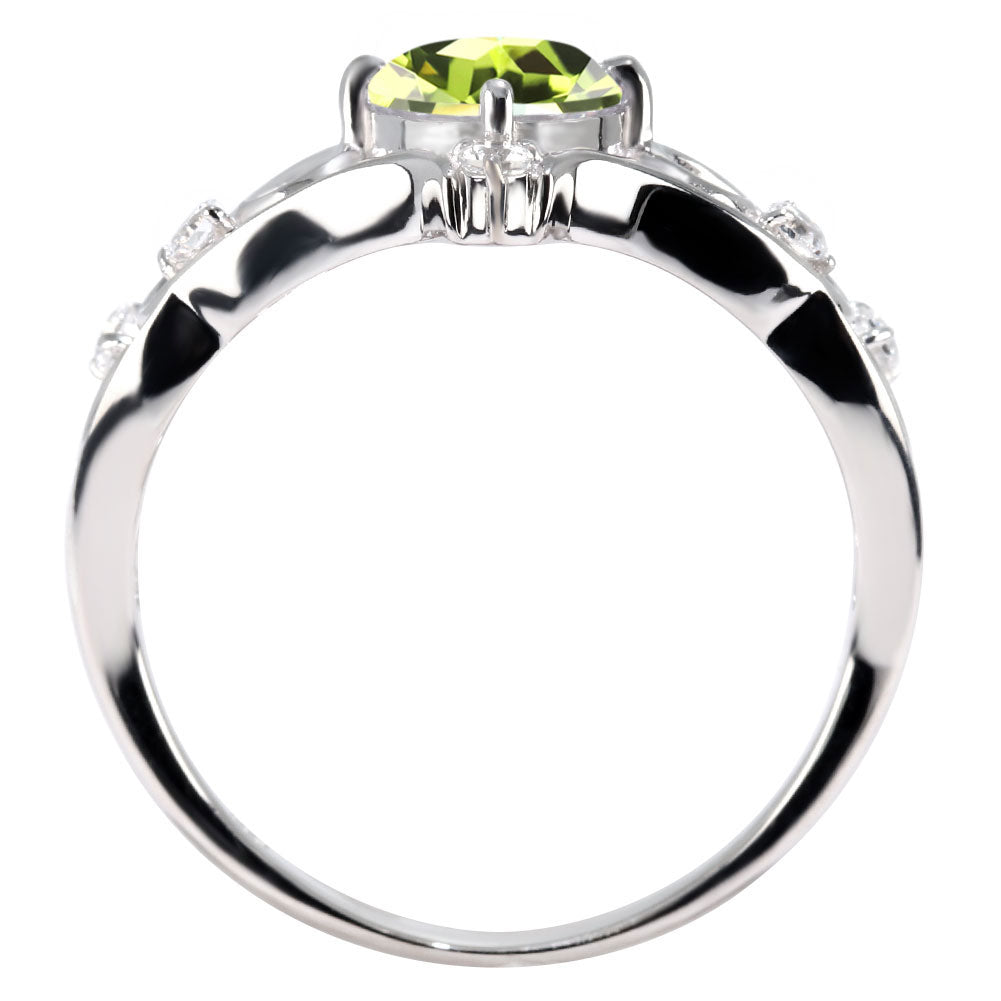 リング 誕生石 レディース 指輪 唐草 透かし 天然石 大粒 大ぶり おしゃれ 普段使い 自分用 ご褒美 大人 sv925 K10 K18 Pt900 記念日 ギフト 女性 輝き (品番 mr-0477)