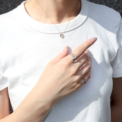 リング 誕生石 レディース 指輪 唐草 透かし 天然石 大粒 大ぶり おしゃれ 普段使い 自分用 ご褒美 大人 sv925 K10 K18 Pt900 記念日 ギフト 女性 輝き (品番 mr-0477)