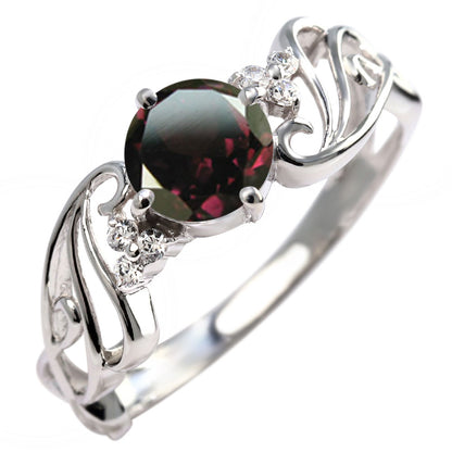 レディース 指輪 可愛い エアリー 選べる誕生石 6mm リング sv925 k10 k18 pt900 風 羽 ウィング フェアリー 上品 大ぶり 大人女子 結婚式 記念日 (品番 mr-0478)