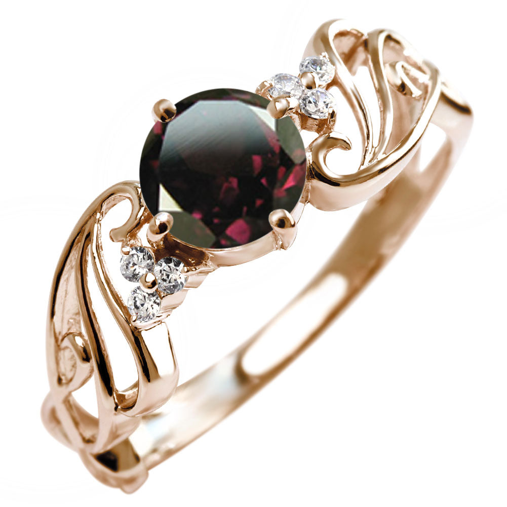 レディース 指輪 可愛い エアリー 選べる誕生石 6mm リング sv925 k10 k18 pt900 風 羽 ウィング フェアリー 上品 大ぶり 大人女子 結婚式 記念日 (品番 mr-0478)