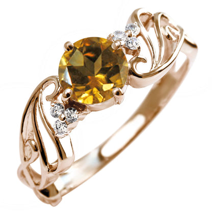 レディース 指輪 可愛い エアリー 選べる誕生石 6mm リング sv925 k10 k18 pt900 風 羽 ウィング フェアリー 上品 大ぶり 大人女子 結婚式 記念日 (品番 mr-0478)