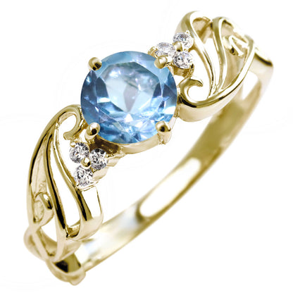 レディース 指輪 可愛い エアリー 選べる誕生石 6mm リング sv925 k10 k18 pt900 風 羽 ウィング フェアリー 上品 大ぶり 大人女子 結婚式 記念日 (品番 mr-0478)