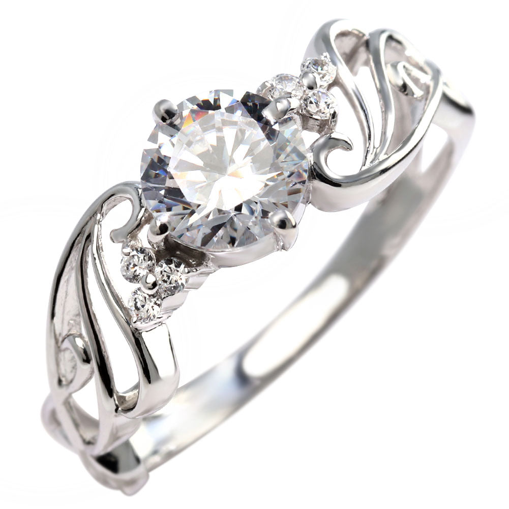 レディース 指輪 可愛い エアリー 選べる誕生石 6mm リング sv925 k10 k18 pt900 風 羽 ウィング フェアリー 上品 大ぶり 大人女子 結婚式 記念日 (品番 mr-0478)