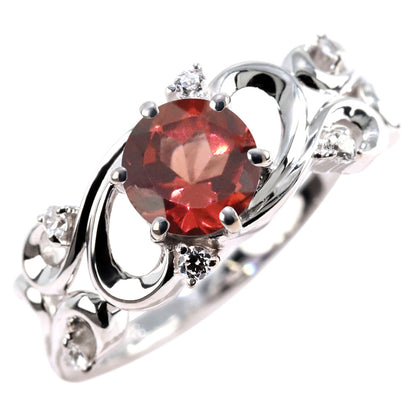 レディース リング アラベスク 大粒 指輪 6mm アンティーク 選べる 金種 ルース SV925 K10 K18 Pt900 大ぶり 華やか エレガント 記念日 大人のギフト (品番 mr-0480)