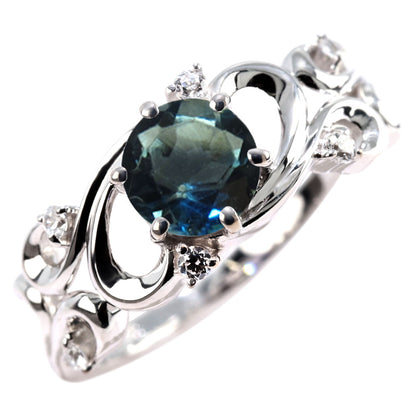 レディース リング アラベスク 大粒 指輪 6mm アンティーク 選べる 金種 ルース SV925 K10 K18 Pt900 大ぶり 華やか エレガント 記念日 大人のギフト (品番 mr-0480)