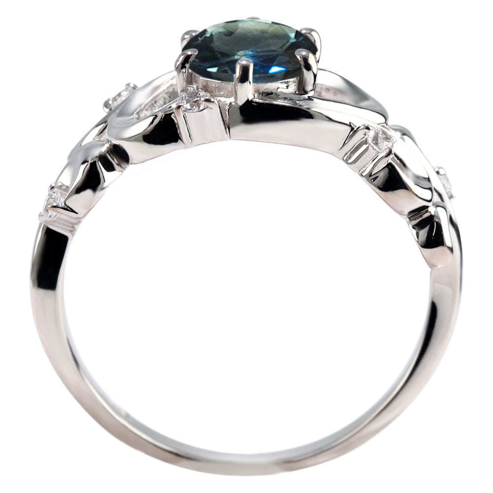 レディース リング アラベスク 大粒 指輪 6mm アンティーク 選べる 金種 ルース SV925 K10 K18 Pt900 大ぶり 華やか エレガント 記念日 大人のギフト (品番 mr-0480)