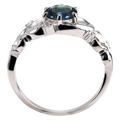 レディース リング アラベスク 大粒 指輪 6mm アンティーク 選べる 金種 ルース SV925 K10 K18 Pt900 大ぶり 華やか エレガント 記念日 大人のギフト (品番 mr-0480)