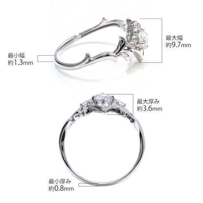 空枠 指輪 簡単 セミオーダー 4ｍｍ リング枠 王冠 レディース リング K18 K10 Pt900 SV925 上品 優雅  ティアラ クラウン 月桂樹 冠 母の日 (品番 mr-0481-kw)