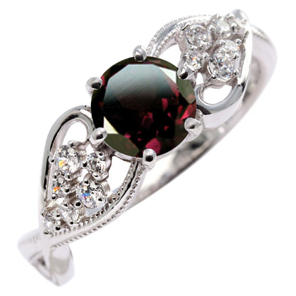 大粒 リング 6mm レディース 指輪 選べるルース 天然石 ハート ジュエリー S字デザイン 彼女 人気 おすすめ バースデー ご褒美 クリスマス プレゼント(品番 mr-0482)