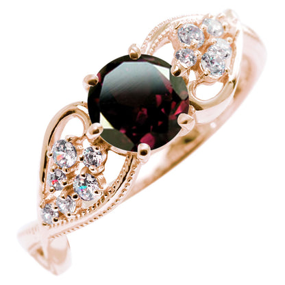 大粒 リング 6mm レディース 指輪 選べるルース 天然石 ハート ジュエリー S字デザイン 彼女 人気 おすすめ バースデー ご褒美 クリスマス プレゼント(品番 mr-0482)