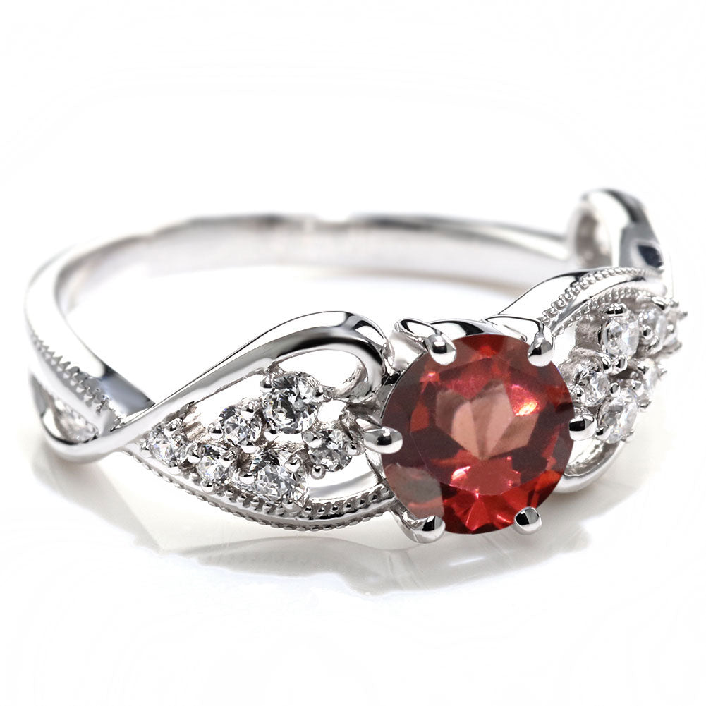 大粒 リング 6mm レディース 指輪 選べるルース 天然石 ハート ジュエリー S字デザイン 彼女 人気 おすすめ バースデー ご褒美 クリスマス プレゼント(品番 mr-0482)