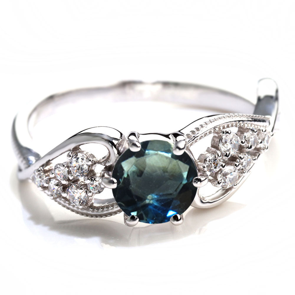 大粒 リング 6mm レディース 指輪 選べるルース 天然石 ハート ジュエリー S字デザイン 彼女 人気 おすすめ バースデー ご褒美 クリスマス プレゼント(品番 mr-0482)