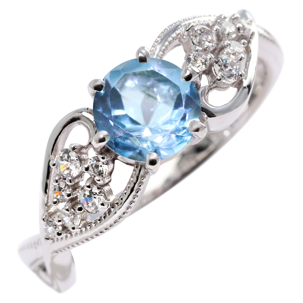 大粒 リング 6mm レディース 指輪 選べるルース 天然石 ハート ジュエリー S字デザイン 彼女 人気 おすすめ バースデー ご褒美 クリスマス プレゼント(品番 mr-0482)