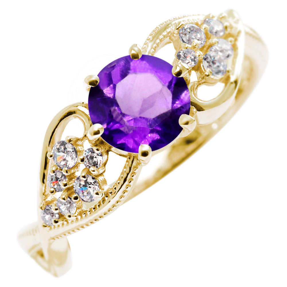 大粒 リング 6mm レディース 指輪 選べるルース 天然石 ハート ジュエリー S字デザイン 彼女 人気 おすすめ バースデー ご褒美 クリスマス プレゼント(品番 mr-0482)