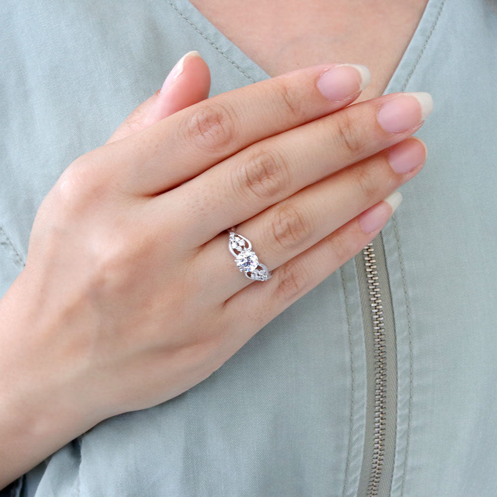 大粒 リング 6mm レディース 指輪 選べるルース 天然石 ハート ジュエリー S字デザイン 彼女 人気 おすすめ バースデー ご褒美 クリスマス プレゼント(品番 mr-0482)