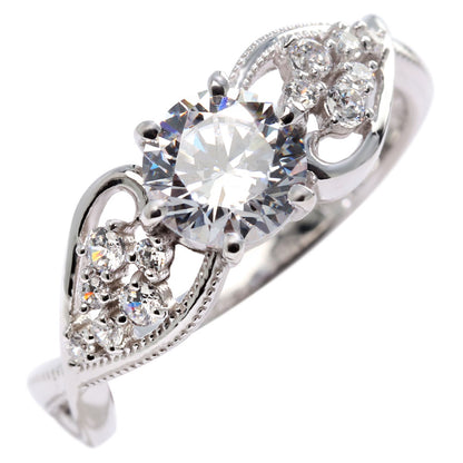 大粒 リング 6mm レディース 指輪 選べるルース 天然石 ハート ジュエリー S字デザイン 彼女 人気 おすすめ バースデー ご褒美 クリスマス プレゼント(品番 mr-0482)