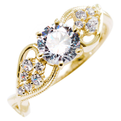 大粒 リング 6mm レディース 指輪 選べるルース 天然石 ハート ジュエリー S字デザイン 彼女 人気 おすすめ バースデー ご褒美 クリスマス プレゼント(品番 mr-0482)