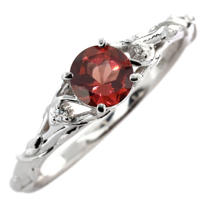 レディース リング 指輪 誕生石 ボタニカル 天然石 選べる誕生石 蔦モチーフ K10 K18 PT900 SV925 上品 可愛い ナチュラル 普段使い ギフト 日本製 (品番 mr-0485)