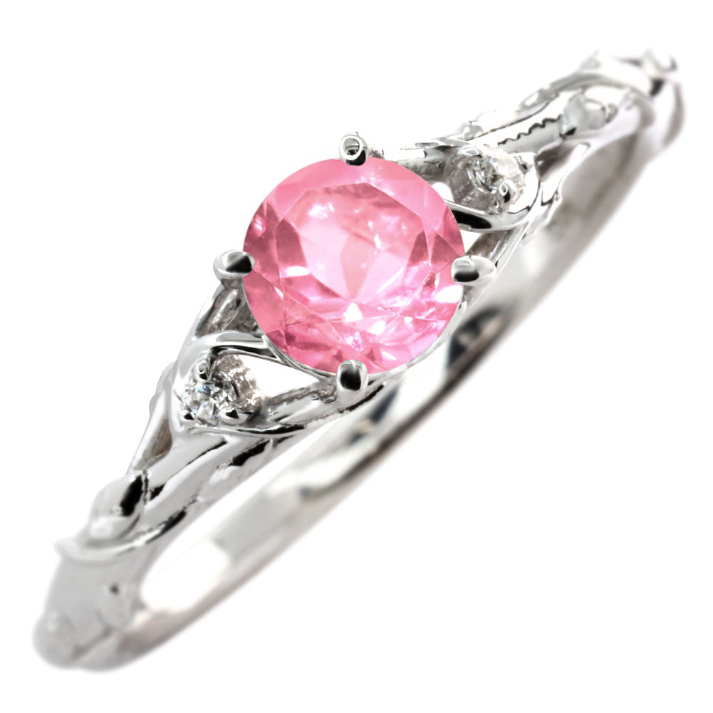 レディース リング 指輪 誕生石 ボタニカル 天然石 選べる誕生石 蔦モチーフ K10 K18 PT900 SV925 上品 可愛い ナチュラル 普段使い ギフト 日本製 (品番 mr-0485)