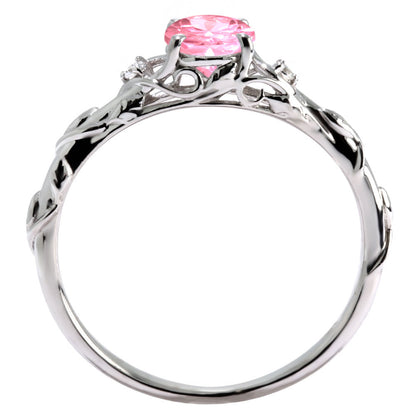 レディース リング 指輪 誕生石 ボタニカル 天然石 選べる誕生石 蔦モチーフ K10 K18 PT900 SV925 上品 可愛い ナチュラル 普段使い ギフト 日本製 (品番 mr-0485)
