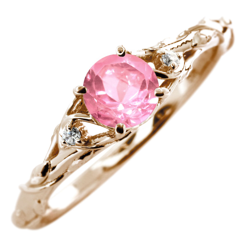 レディース リング 指輪 誕生石 ボタニカル 天然石 選べる誕生石 蔦モチーフ K10 K18 PT900 SV925 上品 可愛い ナチュラル 普段使い ギフト 日本製 (品番 mr-0485)