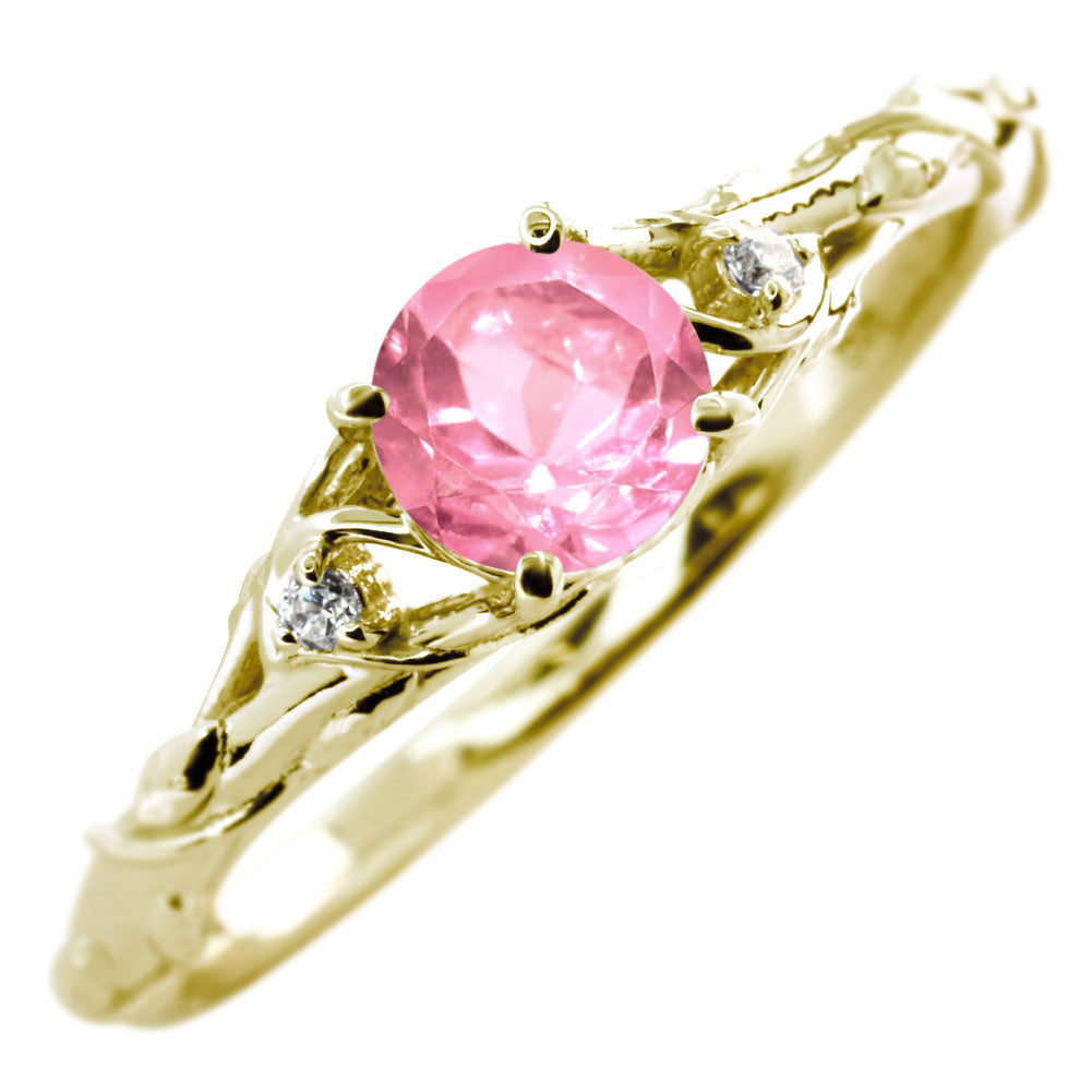 レディース リング 指輪 誕生石 ボタニカル 天然石 選べる誕生石 蔦モチーフ K10 K18 PT900 SV925 上品 可愛い ナチュラル 普段使い ギフト 日本製 (品番 mr-0485)