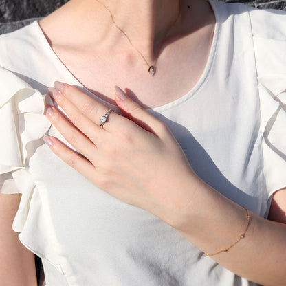 レディース リング 指輪 誕生石 ボタニカル 天然石 選べる誕生石 蔦モチーフ K10 K18 PT900 SV925 上品 可愛い ナチュラル 普段使い ギフト 日本製 (品番 mr-0485)
