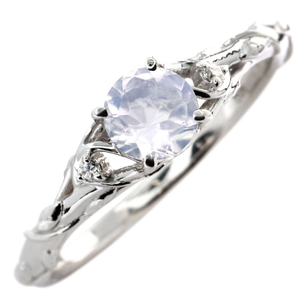 レディース リング 指輪 誕生石 ボタニカル 天然石 選べる誕生石 蔦モチーフ K10 K18 PT900 SV925 上品 可愛い ナチュラル 普段使い ギフト 日本製 (品番 mr-0485)