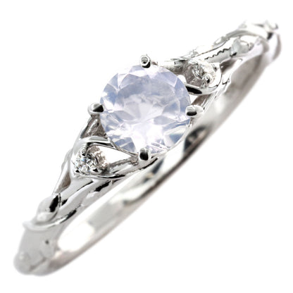 レディース リング 指輪 誕生石 ボタニカル 天然石 選べる誕生石 蔦モチーフ K10 K18 PT900 SV925 上品 可愛い ナチュラル 普段使い ギフト 日本製 (品番 mr-0485)