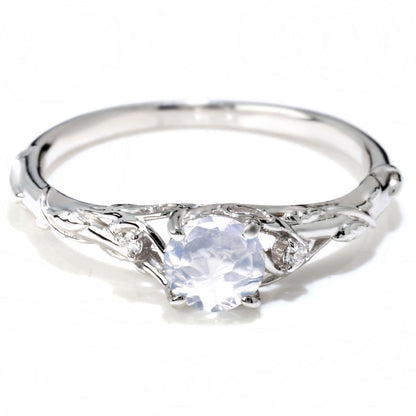 レディース リング 指輪 誕生石 ボタニカル 天然石 選べる誕生石 蔦モチーフ K10 K18 PT900 SV925 上品 可愛い ナチュラル 普段使い ギフト 日本製 (品番 mr-0485)
