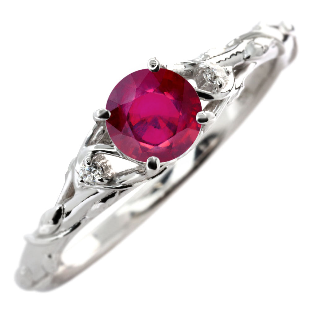 レディース リング 指輪 誕生石 ボタニカル 天然石 選べる誕生石 蔦モチーフ K10 K18 PT900 SV925 上品 可愛い ナチュラル 普段使い ギフト 日本製 (品番 mr-0485)