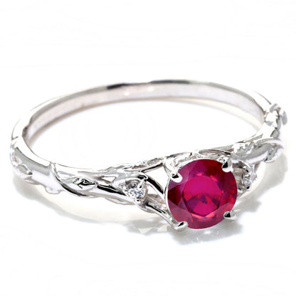 レディース リング 指輪 誕生石 ボタニカル 天然石 選べる誕生石 蔦モチーフ K10 K18 PT900 SV925 上品 可愛い ナチュラル 普段使い ギフト 日本製 (品番 mr-0485)
