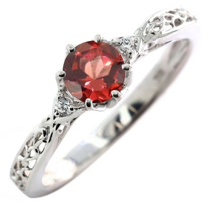 選べる誕生石 レディース リング K10 指輪 5mm 唐草 可愛い 透かし人気 つぼみ フラワー 花 エレガント K18 Pt900 SV925 フェミニン 妻 彼女 記念日 (品番 mr-0486)