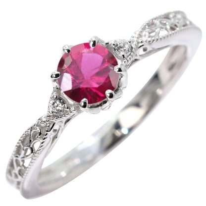 誕生石 指輪 レディース アラベスク リング 選べる 天然石 K18 K10 SV925 透かし ミル打ち エレガント アンティーク 誕生日 成人祝い プレゼント (品番 mr-0487)