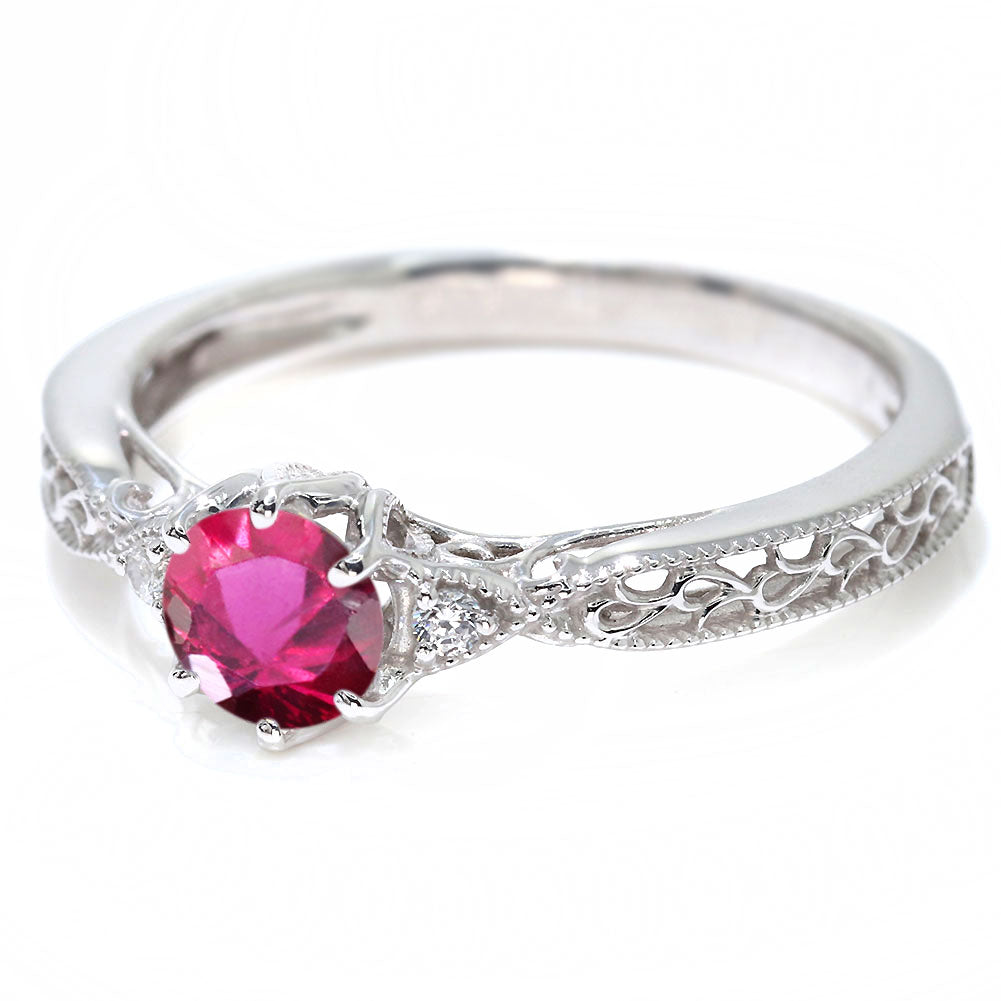 誕生石 指輪 レディース アラベスク リング 選べる 天然石 K18 K10 SV925 透かし ミル打ち エレガント アンティーク 誕生日 成人祝い プレゼント (品番 mr-0487)