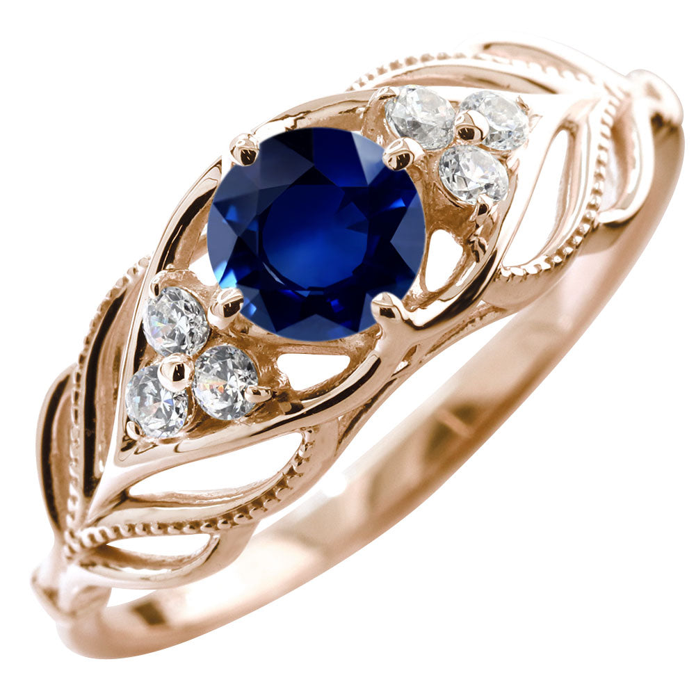 レディース リング 選べる誕生石 指輪 5mm リーフ 綺麗 ミル打ち 女性 おすすめ クラシック ジュエリー 日本製 アニバーサリープレゼント エレガント (品番 mr-0490)