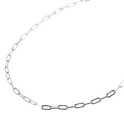 ブレスレット メンズ 純プラチナ ペーパークリップ チェーンブレスレット チェーン 幅2.2mm プラチナ999 ユニセックス pt999 メンズブレスレット (品番 p-c-b-pt-m)