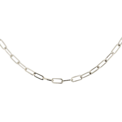 ブレスレット メンズ 純プラチナ ペーパークリップ チェーンブレスレット チェーン 幅2.2mm プラチナ999 ユニセックス pt999 メンズブレスレット (品番 p-c-b-pt-m)