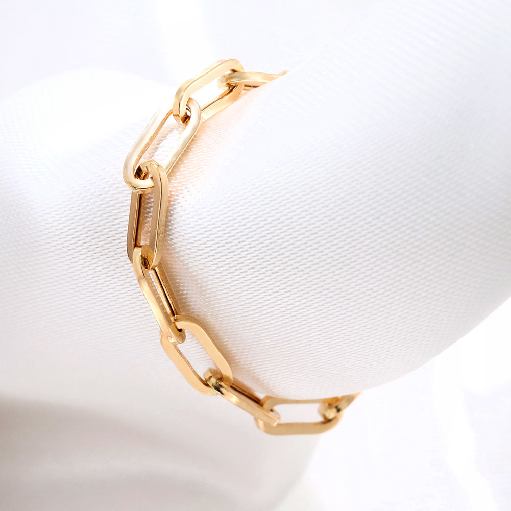 リング ペーパークリップ K18 中空 指輪 レディース 18金 K18YG ユニセックス メンズ ゴールド 鎖 人気 お揃い おしゃれ 可愛い イタリア製 (品番 p-c-h-r-065-k18)