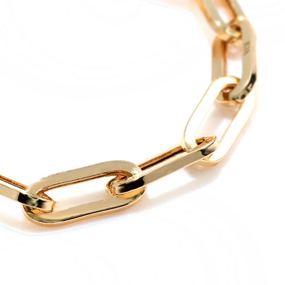 リング ペーパークリップ K18 中空 指輪 レディース 18金 K18YG ユニセックス メンズ ゴールド 鎖 人気 お揃い おしゃれ 可愛い イタリア製 (品番 p-c-h-r-065-k18)