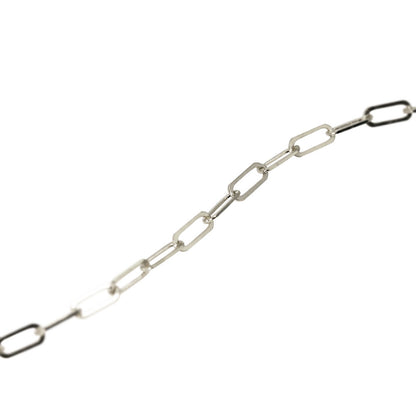 純プラチナ ペーパークリップ ネックレス チェーン pt999 レディース pt プラチナ  幅2.2mm ユニセックス プラチナ999 レディースネックレス (品番 p-c-n-pt-l)