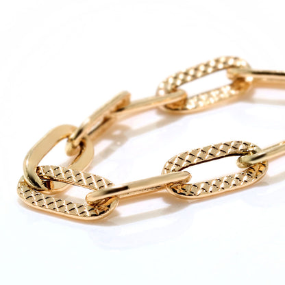 K18YG チェーンリング 中空 ペーパークリップ 指輪 レディース リング プレイドペーパークリップK18 イエローゴールド メンズ ユニセックス (品番 p-c-plaid-h-r-080-k18)