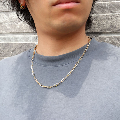 中空 18金 ネックレス メンズ 人気 ラディアントチェーン K18 ゴールド 中空 メンズネックレス おすすめ シンプル おしゃれ 誕生日プレゼント (品番 radiant-h-120-k18-m)
