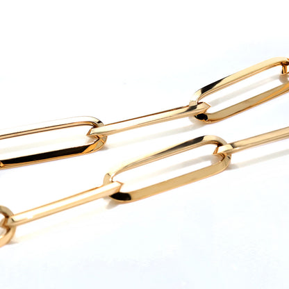 K18YG チェーンネックレス レディース 中空チェーン ラディアント かっこいい 18金 ゴールド 中空 ラディアントチェーン ペア お揃い 記念日 (品番 radiant-h-180-k18-l)